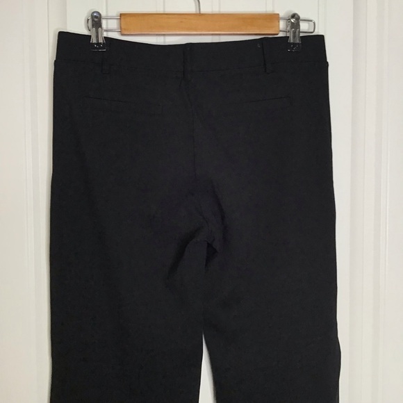 Betabrand Boot Cut Classic Dress Pant Yoga Pant in Black. - Picture 2 of 9